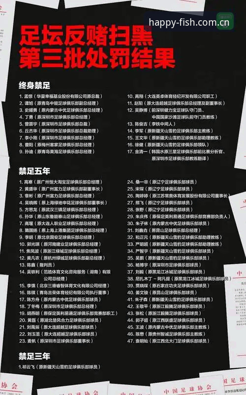 资深球迷深度解析：足协第三批禁足名单背后的行业震荡与体育精神重塑